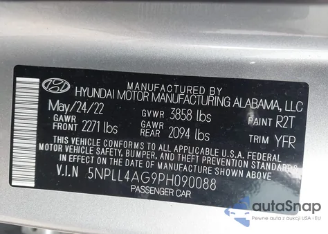 2023 Hyundai Elantra Se from USA, damaged, VIN 5NPLL4AG9PH090088